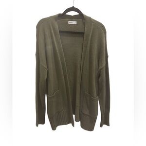 Sonoma Sage Green Open Front Cardigan
